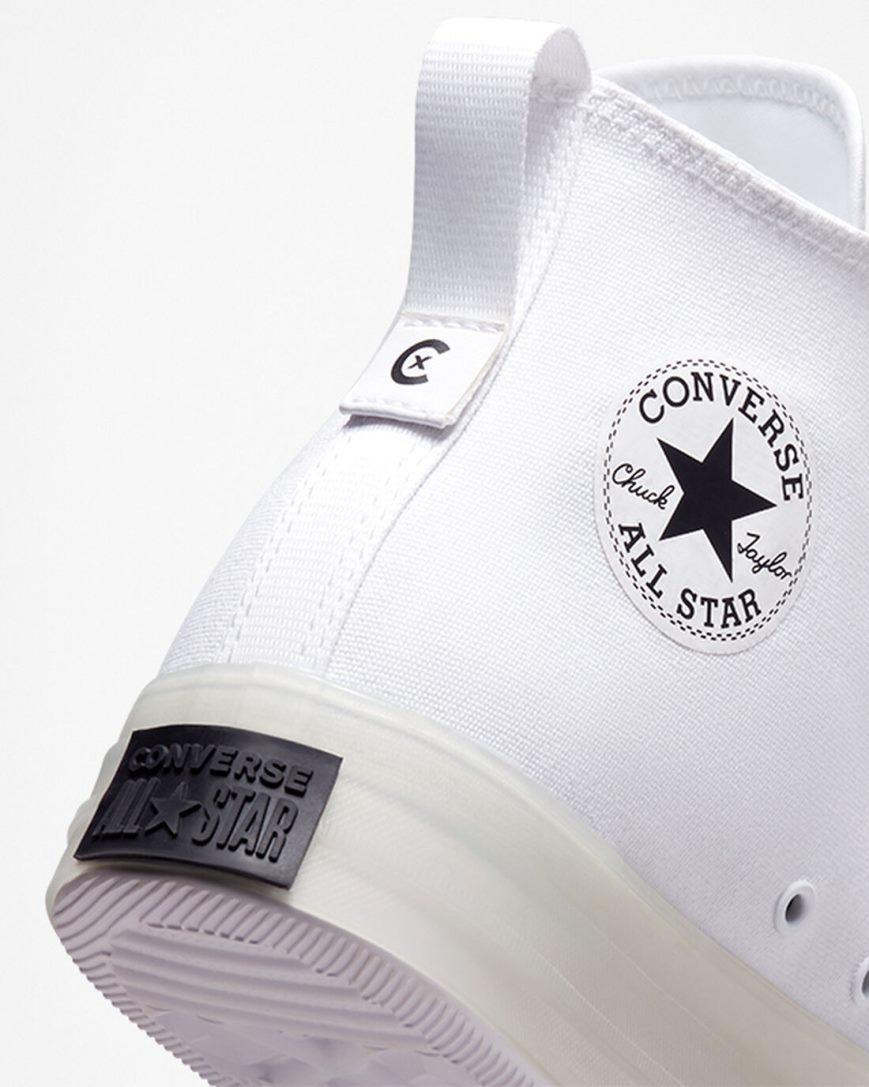 White / Black Converse Chuck Taylor All Star CX Explore Men's High Top Shoes | JHKL5I391