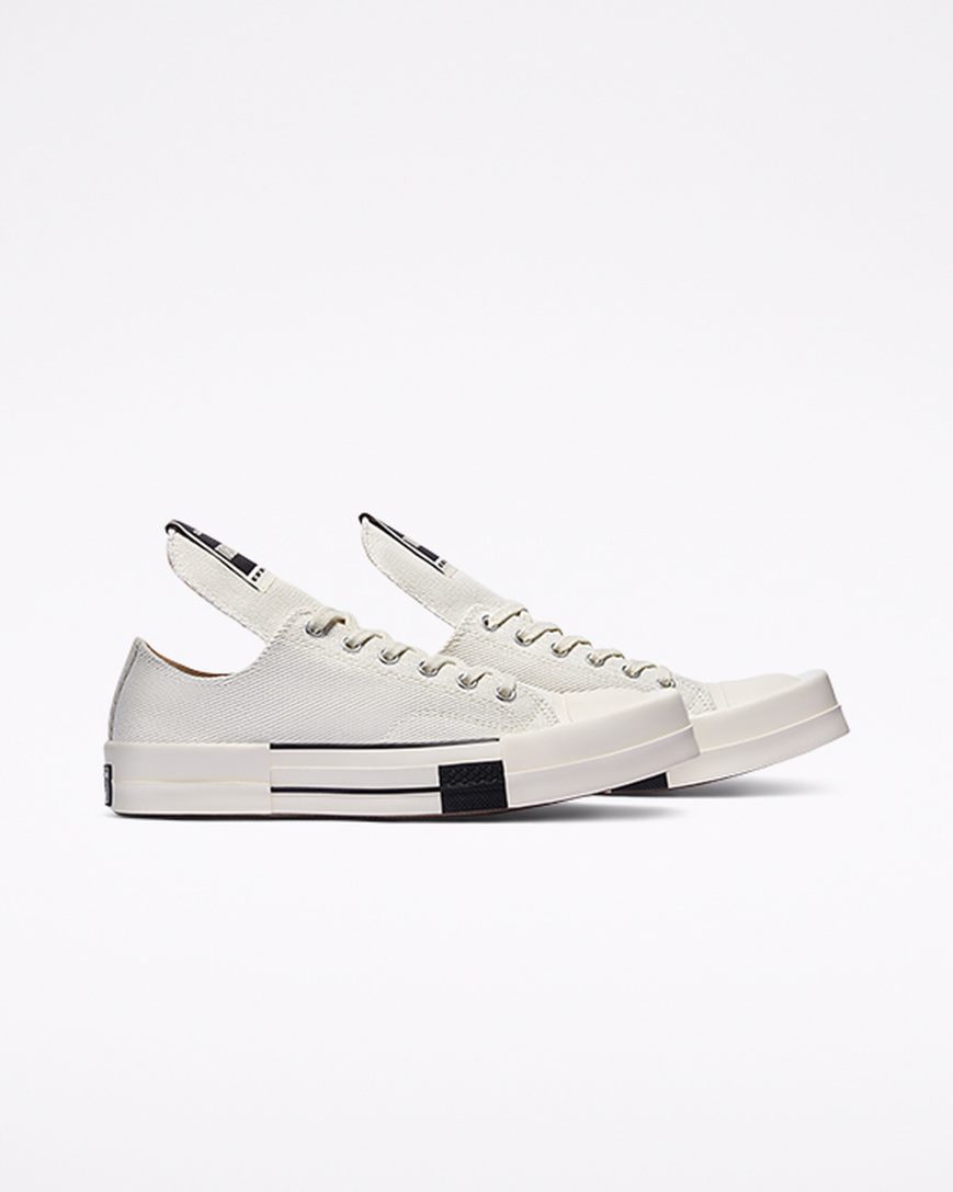 White / Black Converse TURBODRK Chuck 70 Women's Low Top Shoes | OH839K175