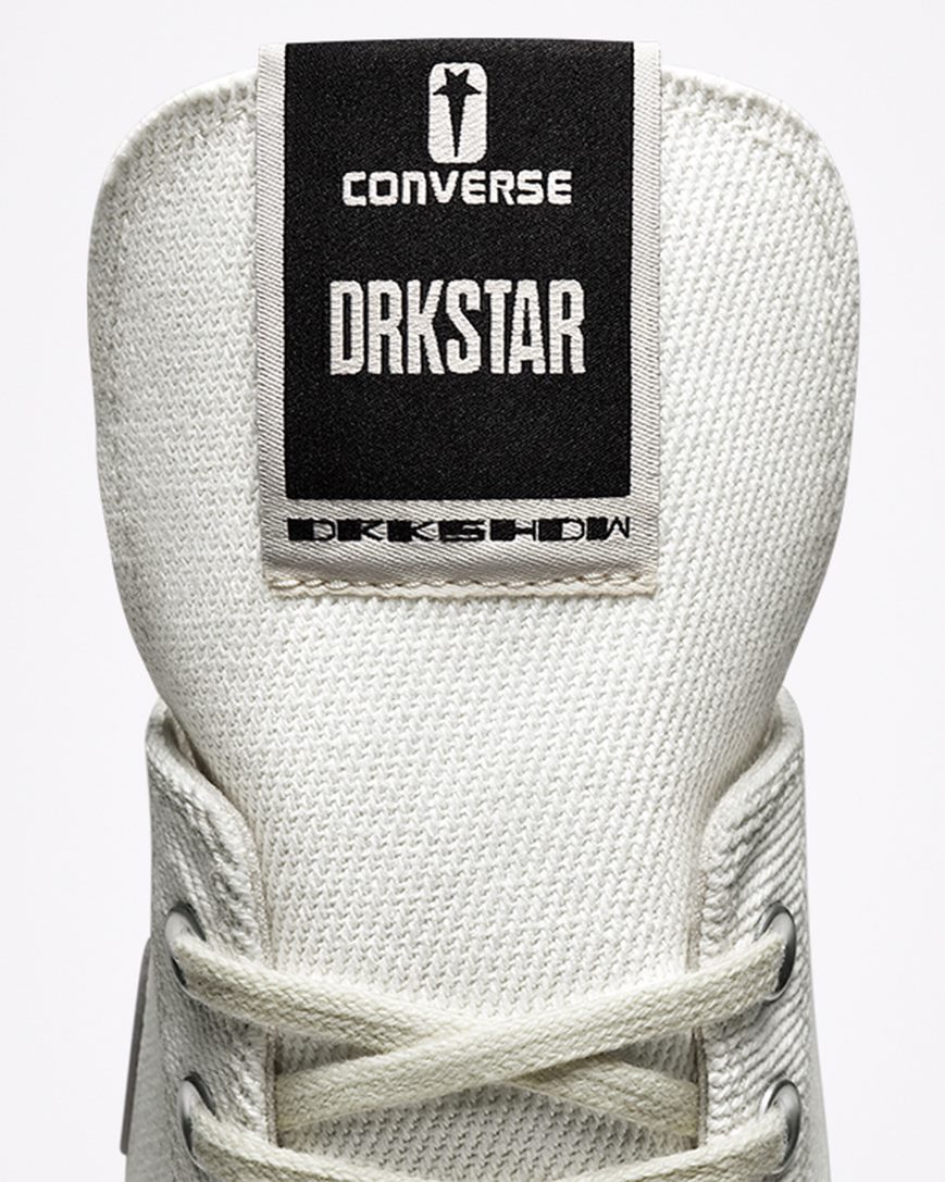 White / Black Converse x DRKSHDW DRKSTAR Chuck 70 Men's High Top Shoes | TYI9157L4