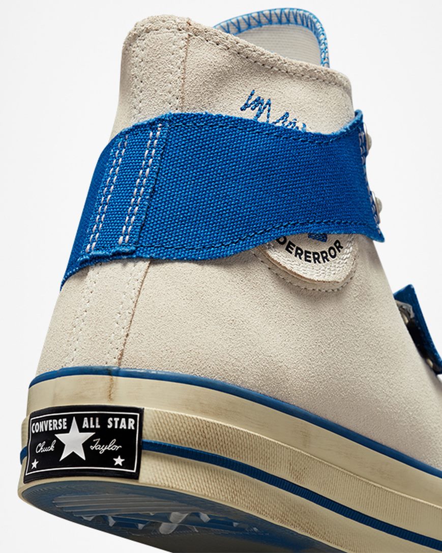 White / Blue / Black Converse x ADER ERROR Chuck 70 Women's High Top Shoes | BC93K475L