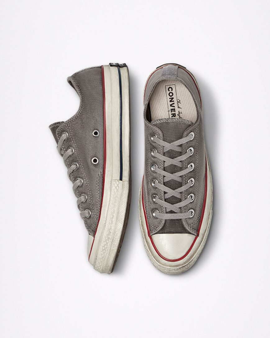 White Converse Chuck 70 Smoked Canvas Women's Low Top Shoes | JVKL417I5