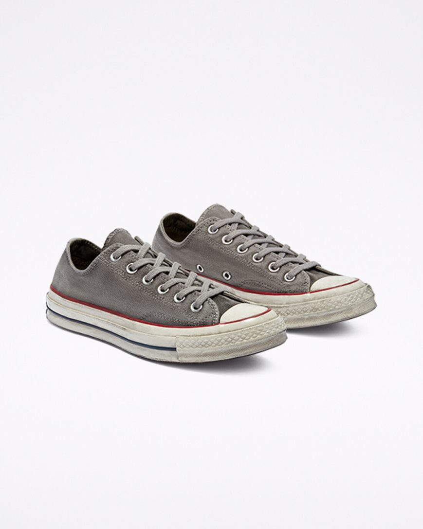 White Converse Chuck 70 Smoked Canvas Women's Low Top Shoes | JVKL417I5