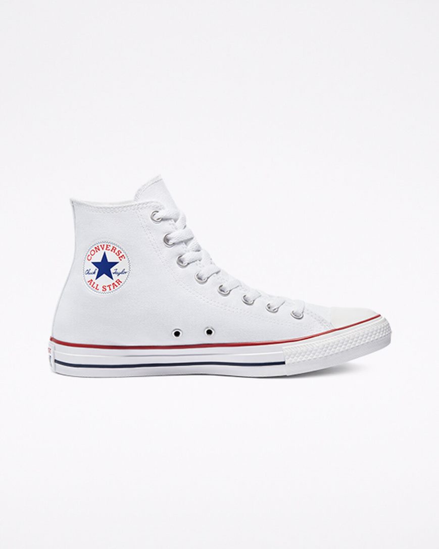 White Converse Chuck Taylor All Star Classic Women\'s High Top Shoes | LY7951IL3