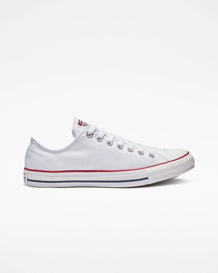 White Converse Chuck Taylor All Star Classic Women\'s Low Top Shoes | OL4389K71