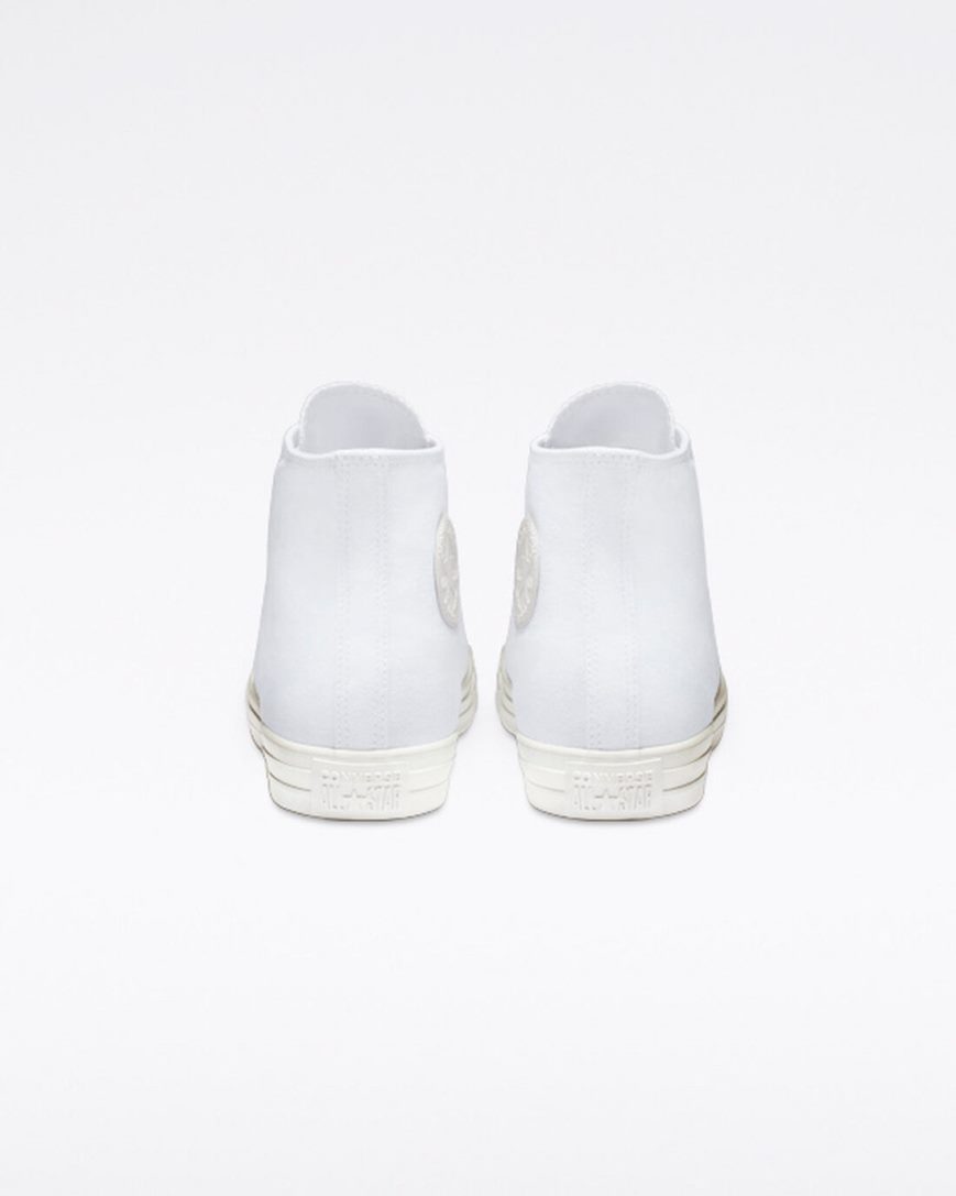 White Converse Chuck Taylor All Star Classic Women's High Top Shoes | PLIL31584