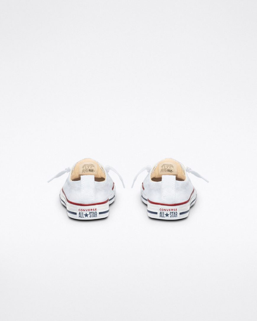 White Converse Chuck Taylor All Star Shoreline Girls' Slip On Shoes | AR78I5L34