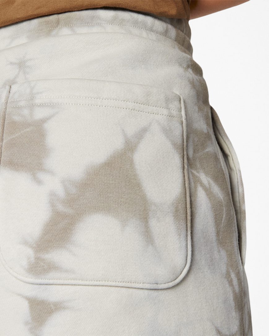 White Converse Go-To Star Chevron Washed Standard Fit Women's Sweatpants | AF8K913L5