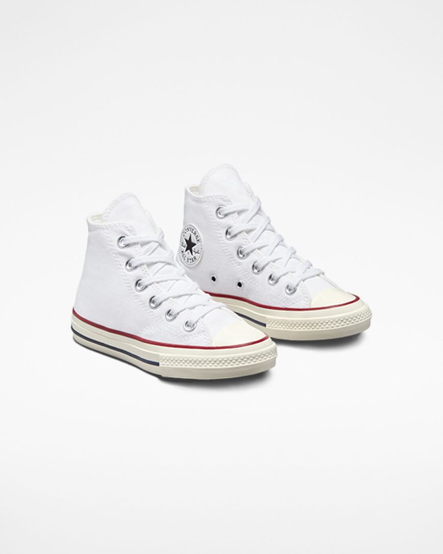 White / Dark Red Converse Chuck 70 Vintage Canvas Boys' High Top Shoes | EI15I94LK