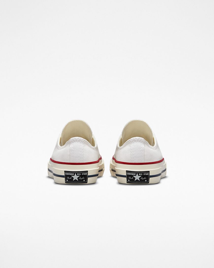 White / Dark Red Converse Chuck 70 Vintage Canvas Boys' Low Top Shoes | QR18K7L4I